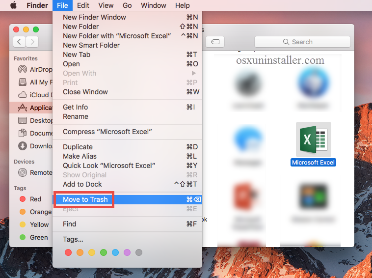 Open applications folder mac